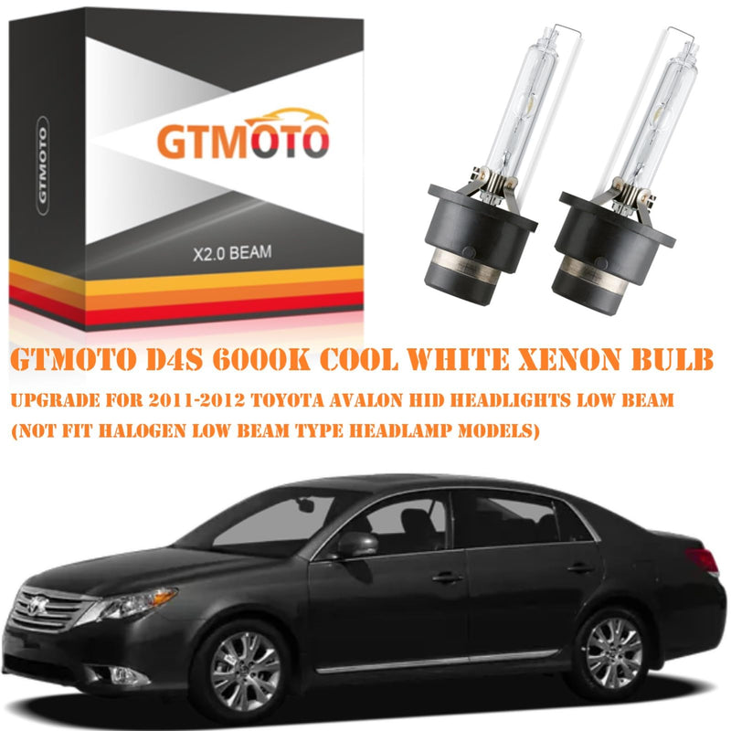  [AUSTRALIA] - for 2011 2012 2013 2014 2015 2016 2017 2018 Toyota Avalon Headlighs HID D4S Low Beam, 90981-20024 OE 35W Projector Xenon Headlamp Bulb, 6000K Bright White D4SC1 Dipped Light, 2-Pack