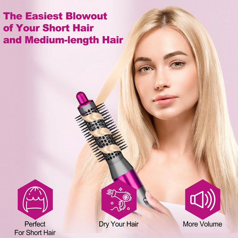 Upgraded Large Round Volumizing Brush Attachment and Small Round Volumizng Brush Attachment Compatible with Dyson Airwrap HS01 HS02 HS05 HS08
