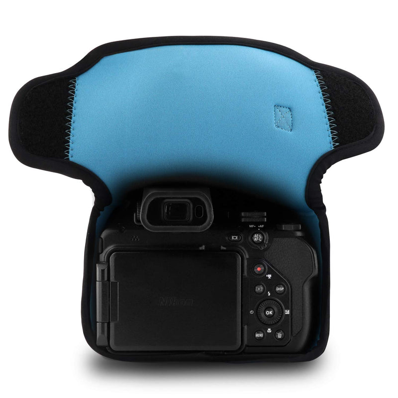 MegaGear Ultra Light Neoprene Camera Case compatible with Nikon Coolpix P1000,Blue Blue