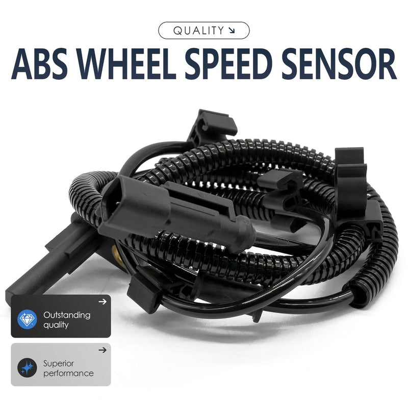 2PCS Rear Left and Right Abs Wheel Speed Sensor Compatible with Ford E-150 E-250 E-350 Super Duty E-450 BC2Z2C190A w/Stability Control 11 12 13 14 15 16 17 2011 2012 2013 2014 2015 2016 2017
