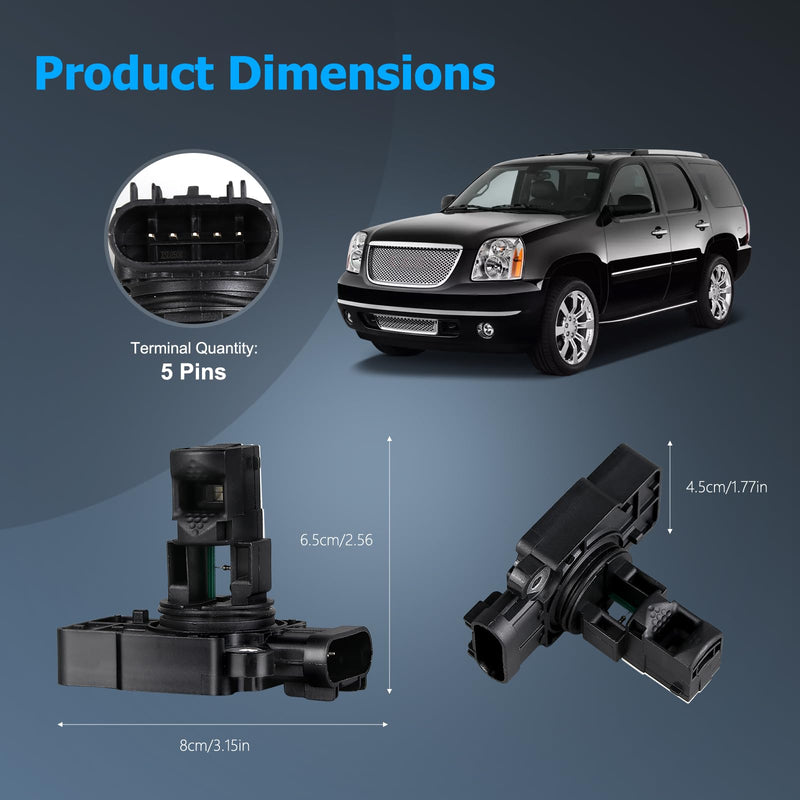OTO-K Mass Air Flow Sensor MAF Compatible with Cadillac CTS Escalade Chevy Avalanche Silverado Suburban Tahoe GMC Sierra Yukon XL1500 2500 2009-2015,4.3L 4.8L 5.3L 6.0L 6.2L,Replace#AF10060 23256991 10393948