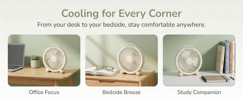 4 Inches USB Misting Mini Desk Fan Portable Spray Cooling Fan for Office Dorm Bedroom Summer Gift-Green Green