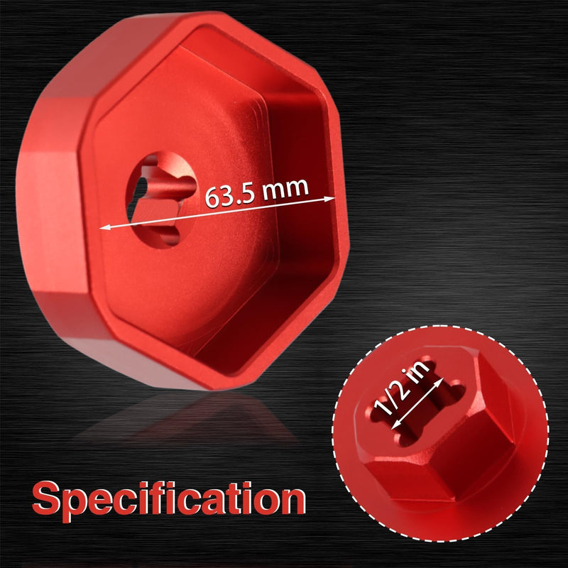 Aluminum Trailer Axle Hub Oil Bath Cap Wrench Compatible with Dexter 9K 10K General Duty Axle Fits Drum Number 8-415 (After July 2009), 8-430 (After April 2013) For 9K/10K Axle
