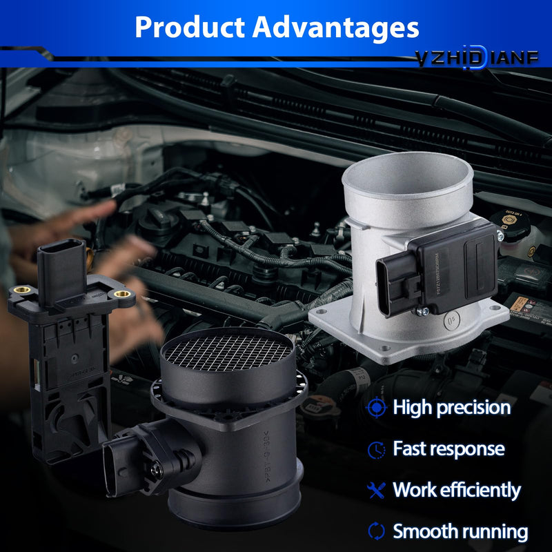 Mass Airflow Sensor 3L3Z12B579AB MAF Sensor Fits for for:-Ford Excursion F250 F350 Super Duty V8 6.0L, 3L3U12B579AA, 3L3Z12B579AB, AFLS130, 3L3Z12B579ARM, AF10129, AF1012911B1 mass airflow sensor