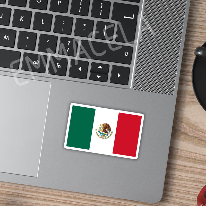 (3PCS) Mexico Flag stickers, Countries Flag Stickers - Waterproof Vinyl Decals For Laptops, Tumblers, Water Bottles, Books, Scrapbooks, Size 3 X 1.8 Inch