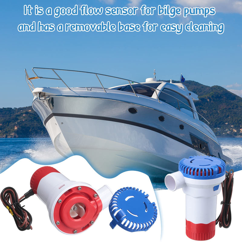 12 V 1500 GPH Bilge Pump Marine Boat Bilge Water Pump with Automatic Bilges Pumps Float Switch 12 V 24 V 32 V for Boats Ponds