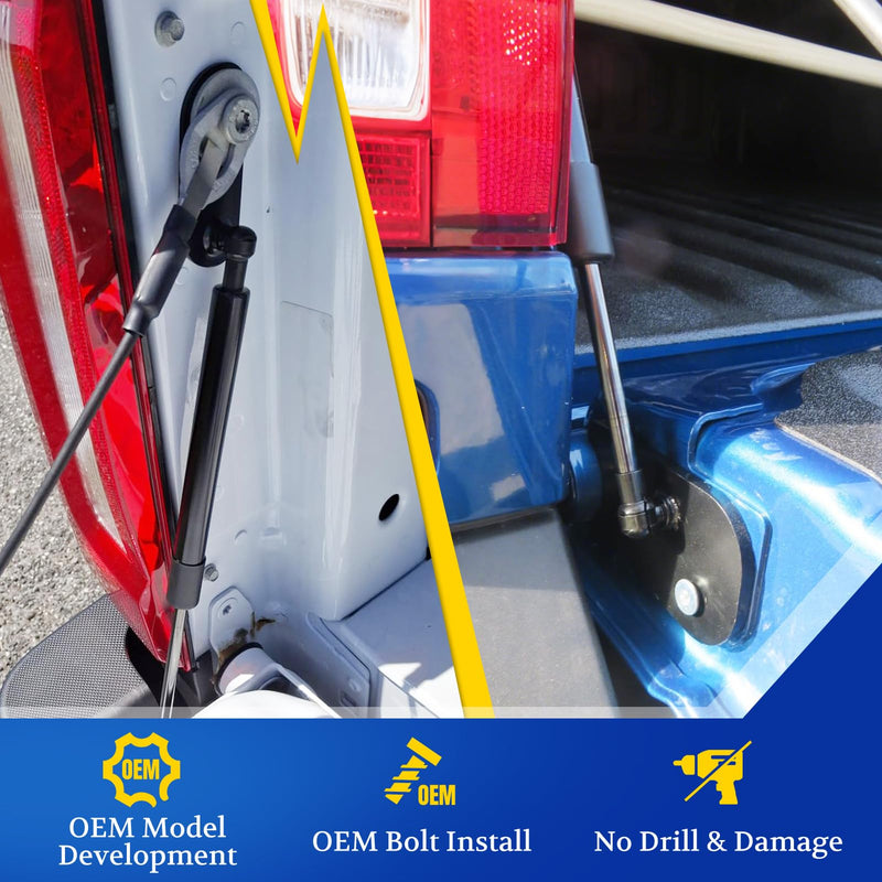 ARANA Tailgate Assist Shock for Ford Maverick, 2022-2025 Maverick Truck Tailgate Soft Open Accessories, Tail Gate Mods Damper Kit Fits Ford Maverick Hybrid XL XLT LARIAT(All Tools Provided) 43207