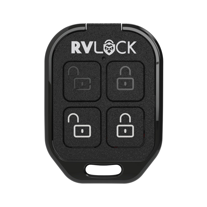 RV Remote 4-Button Key Fob for RVLock Keyless Handles, Wireless Fob Transmitter