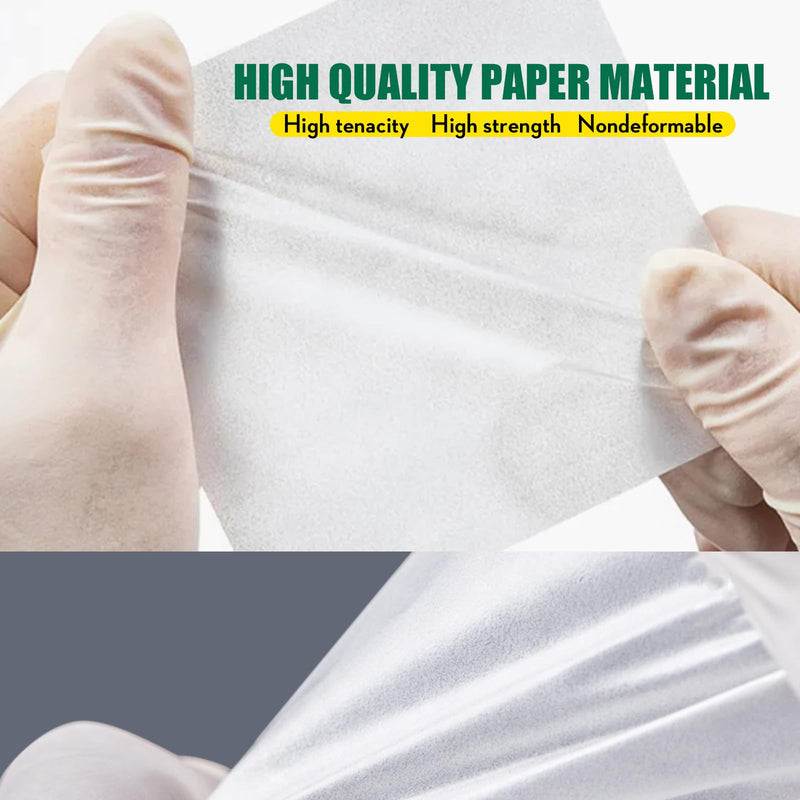 Cellulose Weighing Paper Sheet,Lab Weigh Paper, Nitrogen Free,Non-Absorbing, High-Gloss (6"X6" 1000pcs) 6"X6" 1000pcs