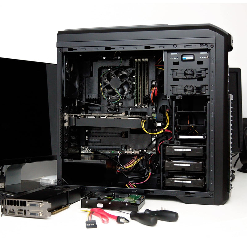 MECCANIXITY PCIe Sound Card, Internal 5.1 Stereo Audio Card 24 Bit with CD Computer Case Built-in PCIe Channel Adapter Board for Desktop, PC, Computer