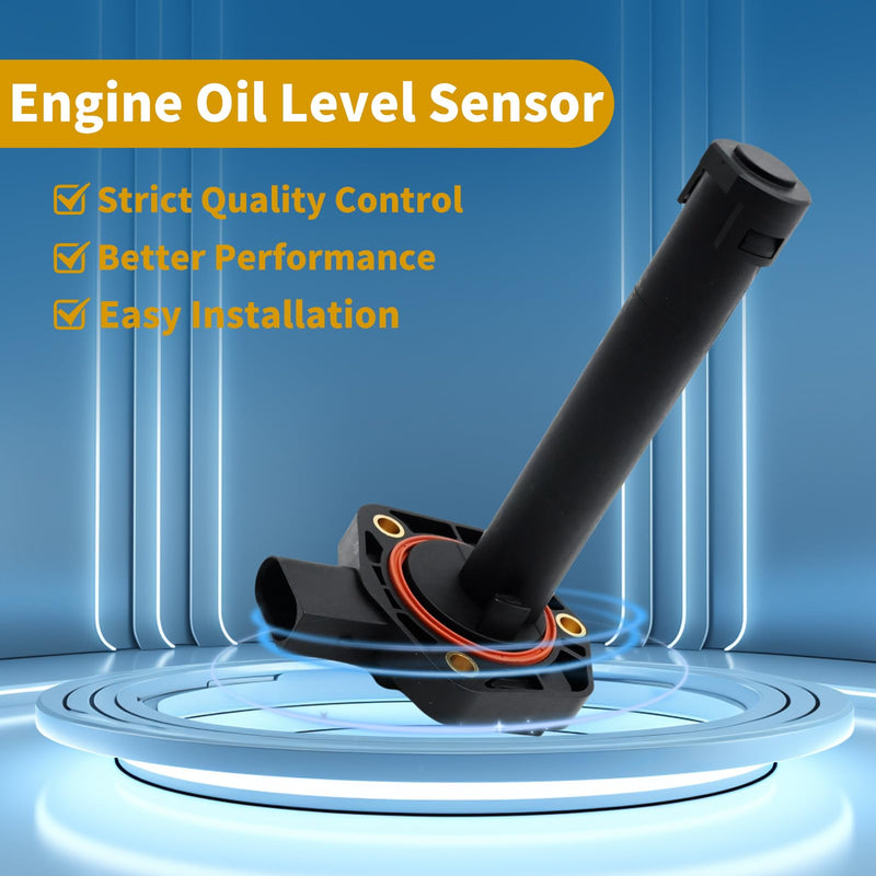 Engine Oil Level Sensor Replacement for 525xi L6 3.0L Sedan E60 Series 2006 2007 Replacement for 528i L6 3.0L Sedan E60 Series 2008 Replaces 12617543091 12617548062 12617607909