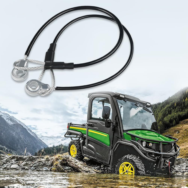 Tailgate Cables Replacement for M159508 Compatible with John Deere Gator M TE TH 6x4 TX XUV HPX615E HPX815E XUV865R XUV825E (2 Pcs)