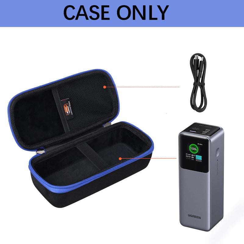 Legestori Hard EVA Carrying Case Compatible with UGREEN Nexode Power Bank 20000mAh 130W/165W Portable Charger, Portable Travel Shockproof Storage Box, Case Only