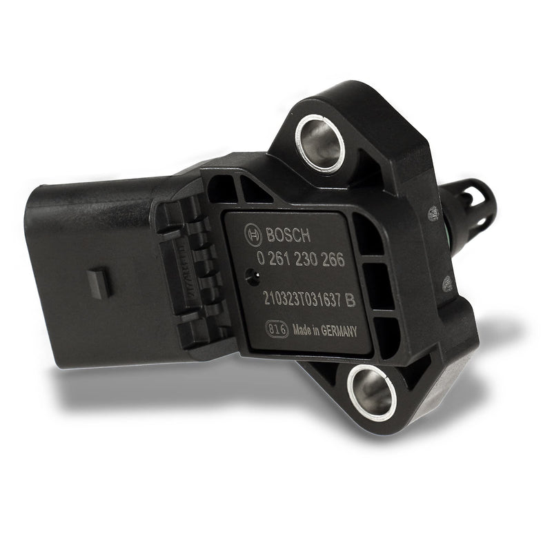 BOSCH 0261230266 Manifold Absolute Pressure (MAP) Sensor - Compatible with Select Audi A3, A4, TT; Porsche 911; Volkswagen Beetle, CC, Eos, Golf, GTI, Jetta, Passat, Tiguan 261230266 Pressure Sensor MAP