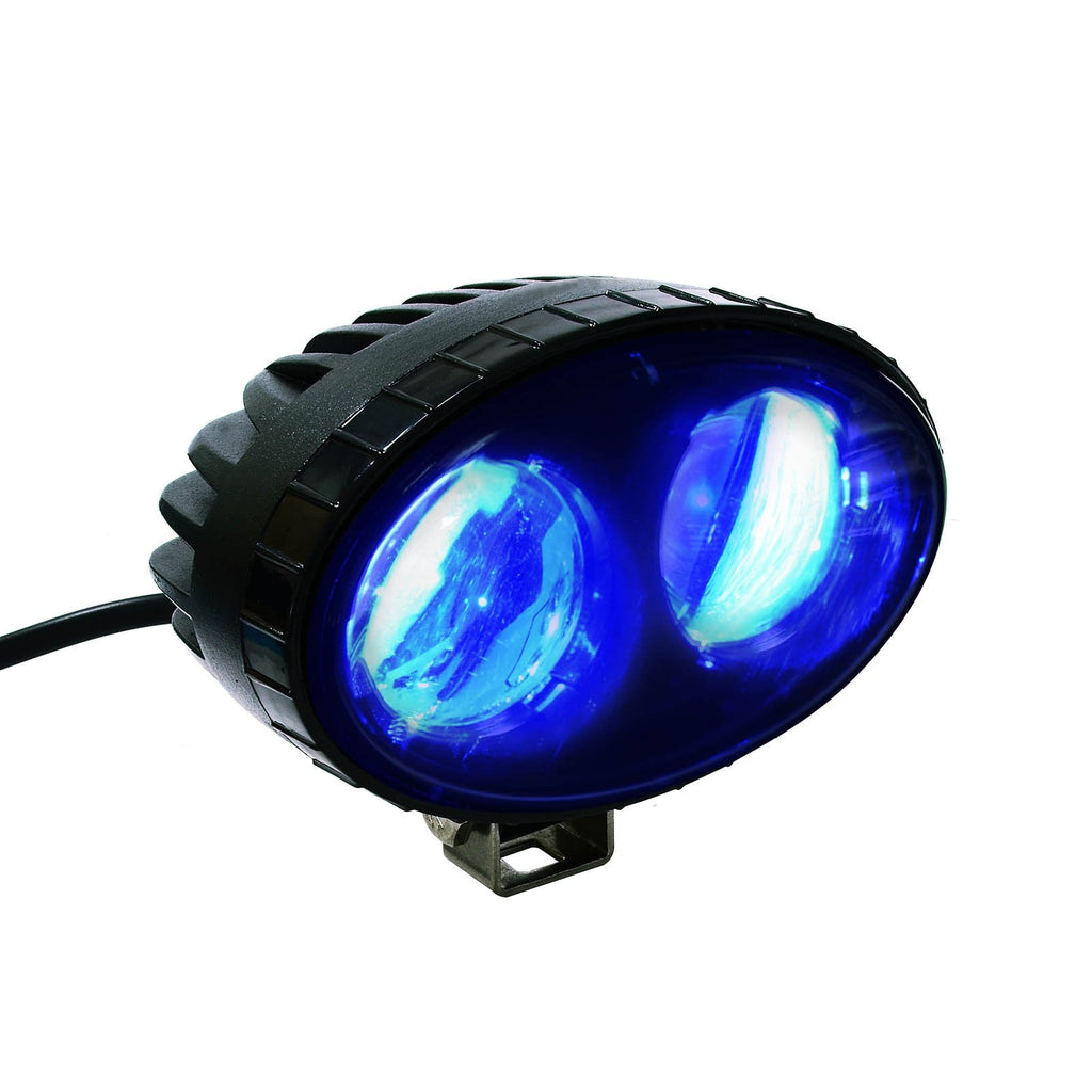 8W Blue LED Forklift Light Safety Light Spot Light Warehouse Pedetrian Warning Light, 9V-60V LED Safety Light, 250LM