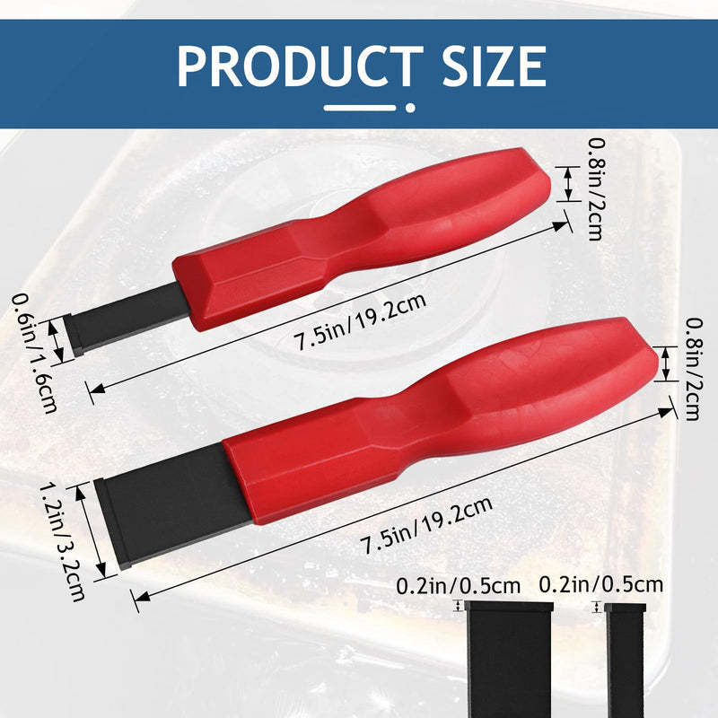 Carbide Scraper, 1-1/4 Inch and 5/8 Inch Carbide Scraper Set, Carbide Gasket Scraper for Metal and Automotive(2 Piece)