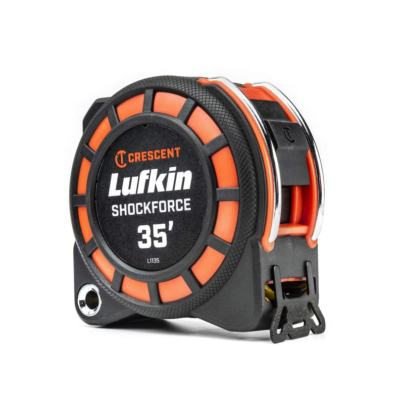 Lufkin 1-3/16" x 35' Shockforce G1 Dual Sided Tape Measure - L1135B 35'