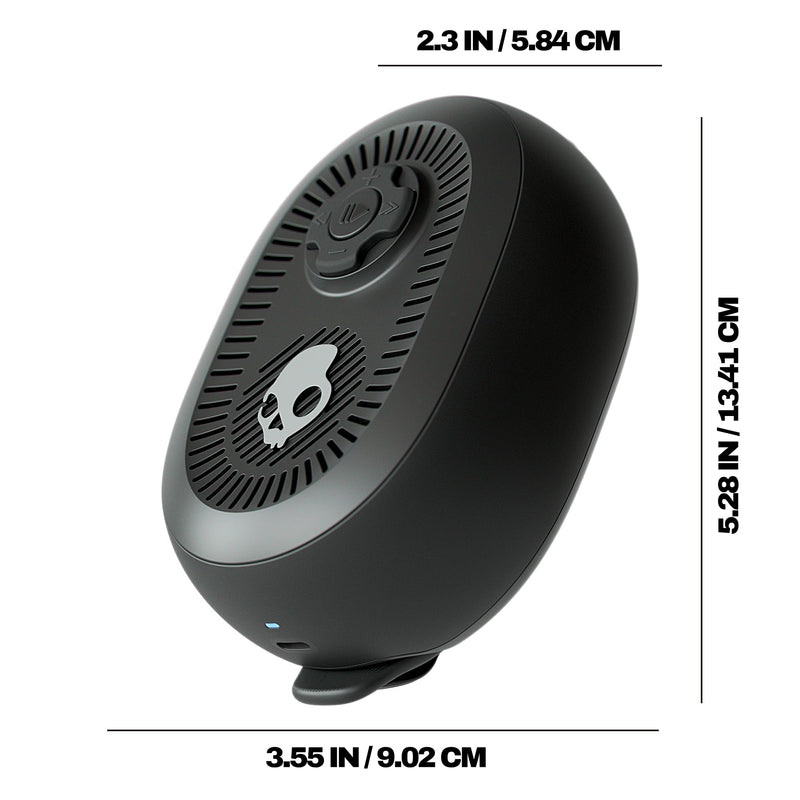 Skullcandy Session 540 Portable Lightweight Bluetooth Speaker - True Black | Waterproof, Dustproof, 17 Hours of Playtime, Built for Home, Outdoors, Party, Travel, Big Sound, iPhone Android Compatible