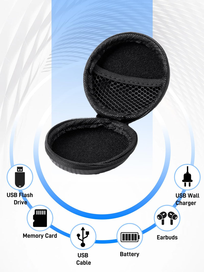Shockproof Hard Carrying Case for Natesukii Magnetic Voice Activated Recorder,Premium EVA Protective Hard Case, Wipe-Clean Exterior,Black