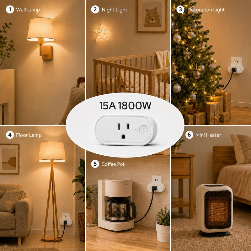 LoraTap Wireless Outlet (2 Pack) - Ergonomic Round Remote (Comfort Grip!) + Magnetic Wall Base - Stick & Grab, No Wall Damage - 15A/1875W 100ft Range - Control for Hard-to-Reach Sockets 2 Pack Slim Oval 15A Outlet