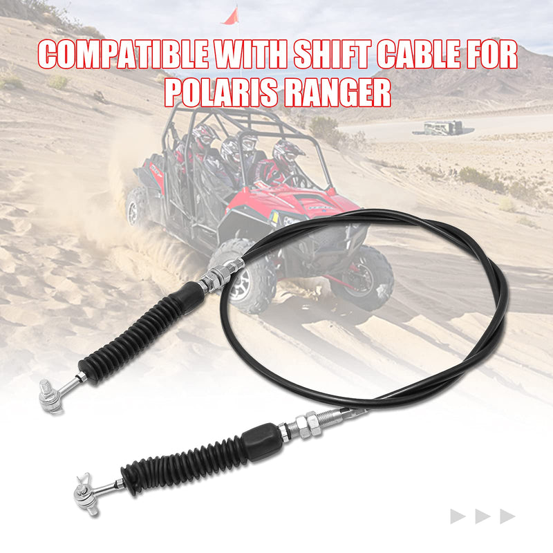 7081209 Heavy Duty Gear Shift Cable Replacement for Polaris Ranger 500 2X4 2005-2009, Ranger 500 4X4 2005-2007, Ranger 500 6X6 2005, Ranger 700 4X4 EFI 2007-2008 (200 cm / 78.74 inch)