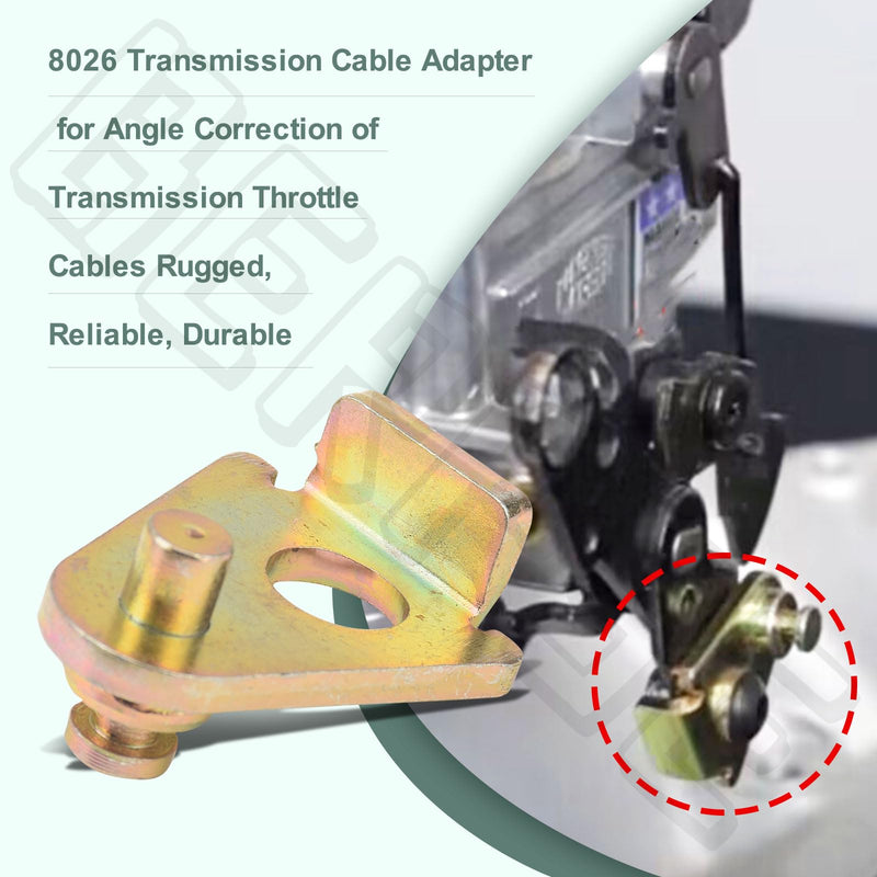 8026 Transmission Cable Adapter Compatible with E-delbrock Carburetor, Fits Models 2004R, 4L60 Transmissions