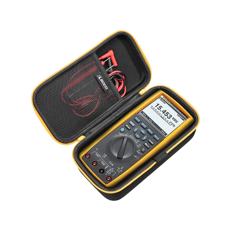 RLSOCO Carrying Case for Fluke 289/287 True-RMS Logging Multimeter & Works with UNI-T UT181A True RMS Data Logging Multimeter (Case Only)