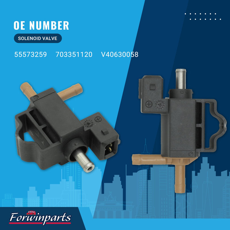 55573259 703351120 Solenoid Valve for 2016 2017 2018 2019 Buick Encore Chevrolet Cruze 2018 2019 2020 2021 2022 Chevrolet Equinox GMC Terrain 1.4L 1.5L #V40630058