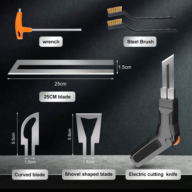 Hot Knife, Hot Foam Cutter,Rope Hot Knife Cutter, 300W Foam Cutter Electric | 0-600℃ Polystyrene Cutting Tool, Portable Hot Knife with 3 Blades for Sponge/EPS/EPP/KT BOARD/EVA/PU/Fabric/Rubber