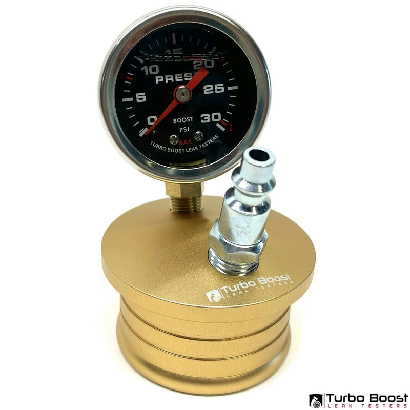 Turbo Boost Leak Testers 3" for 3" Turbo or Intake Pipe - Universal Test Kit - Test Upto 30 PSI - Premium - 6061 Aluminum - Restore Power! 3" (76mm) Boost Leak Tester