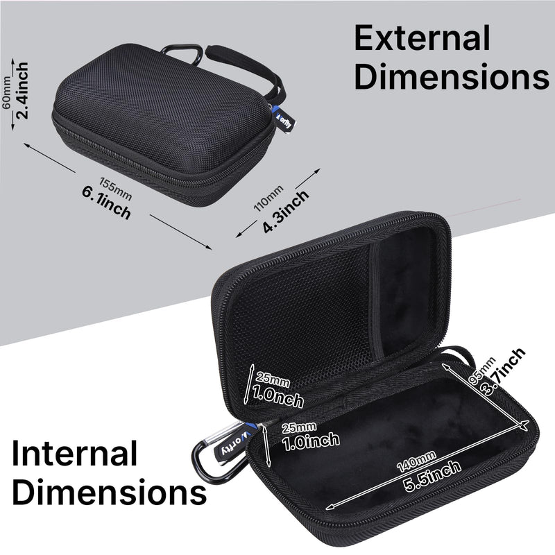Case for Klim K8 / K7 / K9 Cassette Tape Player Portable Cassette Tape Player, Box Only Black
