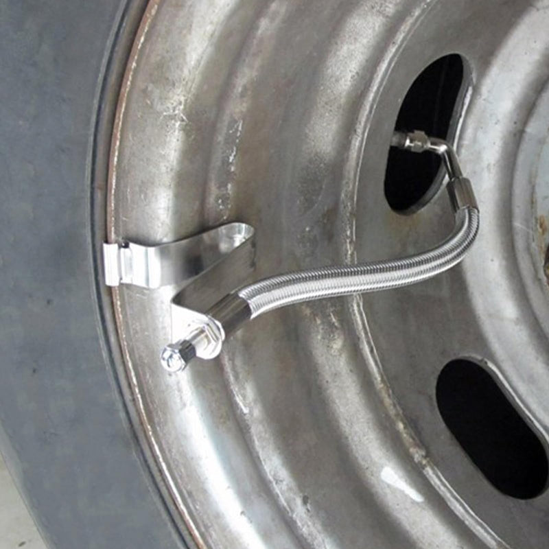 Dually Valve Stem Extenders Kit,Double Tires Air Inflation Kit Fits 16" to 19-1/2" Dually Wheels Valve Extension for Cars Motorhome RVs Trailers Trucks for Easy Tire Checking