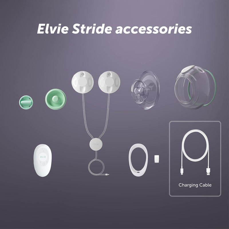 Elvie - Stride Breast Pump Fast Charging USB-C Charging Cable - Connects to and Charges Elvie Stride Breast Pump Hub - Breastfeeding Essentials
