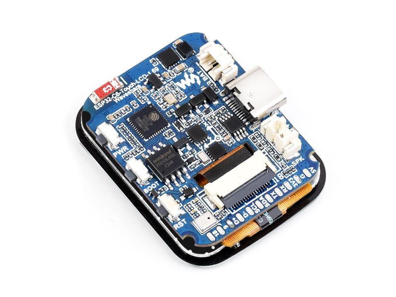 ESP32-C6 1.69inch Touch LCD Development Board, ESP32 with Display 240×280 Pixels, Supports Wi-Fi 6/BLE 5, 160MHz RISC-V Processor, SPI Interface, AI Speech, Support AI Voice Interaction, with Speaker