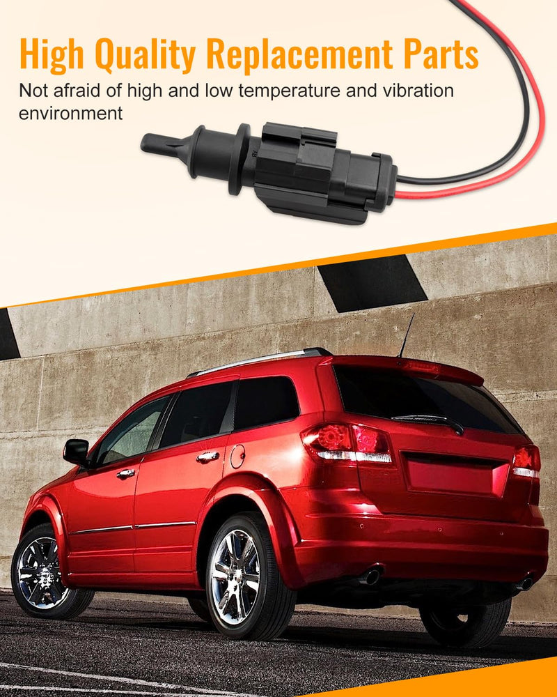 Ambient Air Temp Temperature Sensor with Connector Wire Harness Fit for Dodge/Chrysler/Jeep/Plymouth Replace 5293138AA 5149264AA 5149264AB 5017119AA
