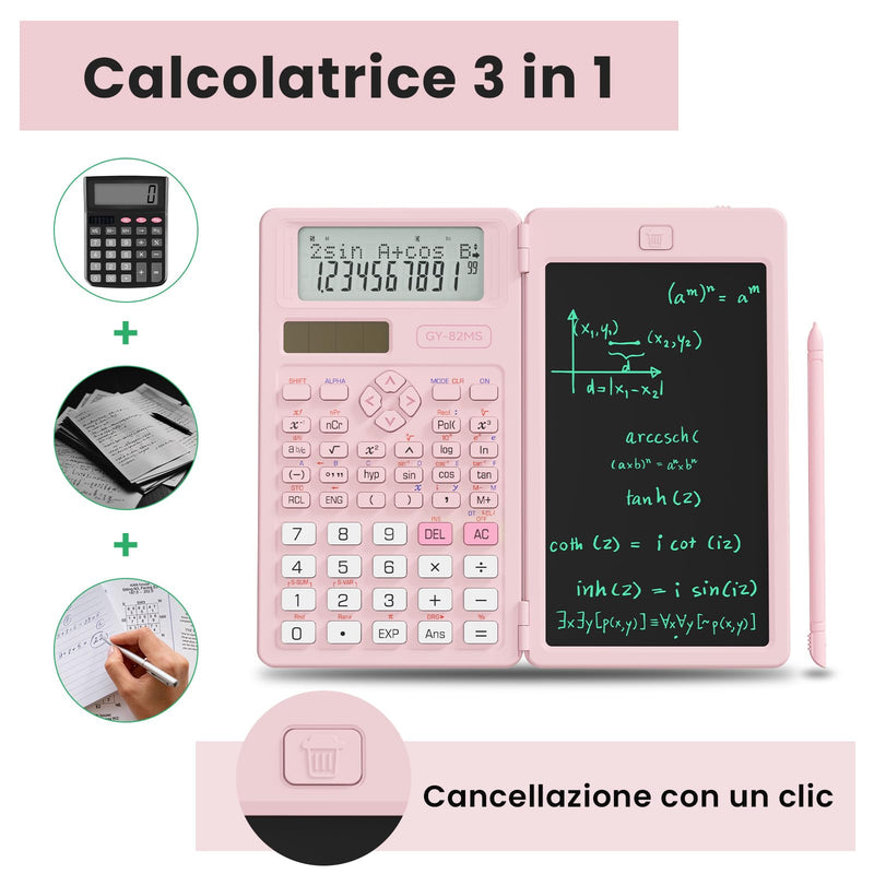 991EX and 82MS Scientific Calculators with Notepad