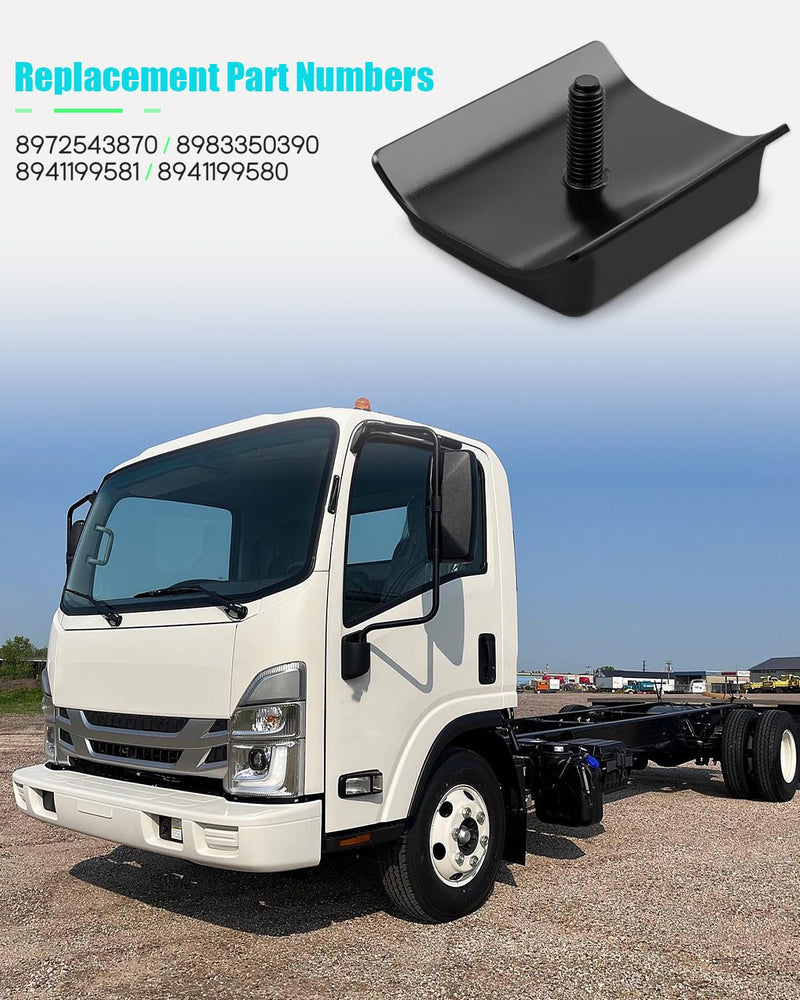4Pcs Leaf Sub Spring Stop Rubber Buffer Fit for Isuzu NRR NPR NPR-HD NQR 1986-2024 Replace 8972543870 8983350390 8941199581 8941199580