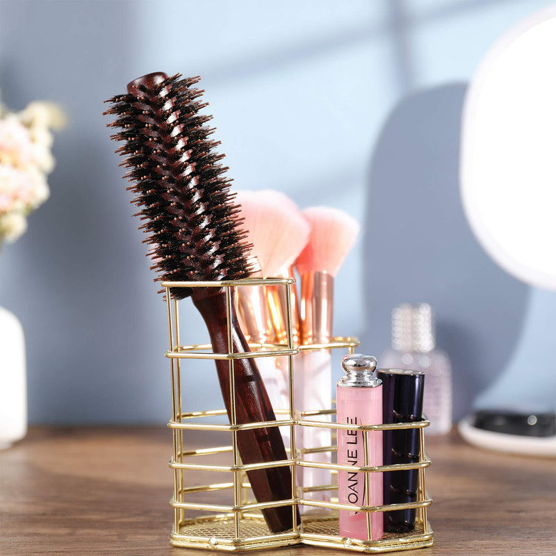 1 Pack Boar Bristle Round Brush Round Hair Brush, Wooden Handle Styling Brush Anti Static Quiff Roller Hair Comb for Men and Women, Straightening and Curling, Wet and Dry Hair | Anti Static Quiff Roller Hair Comb for Men and Women Straightening and Cur...