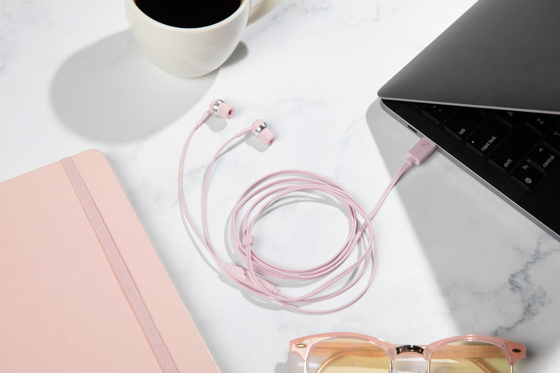 Sennheiser CX 80U in-Ear Headphones with in-line One-Button Smart Remote – Sakura USB Type C