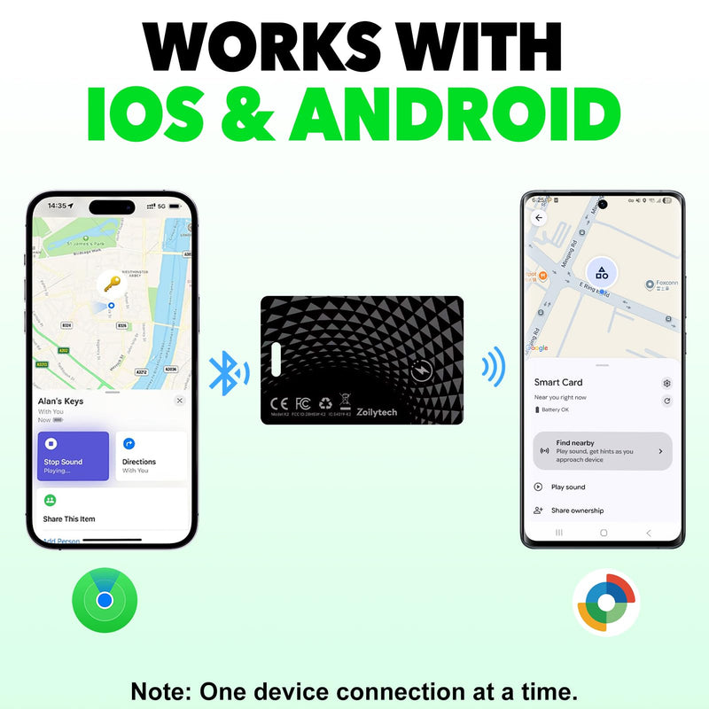 2026 Wallet Tracker Card, Bluetooth Tracking Card, Works with iOS & Android | Apple MFi Certified, wireless charging, 120dB Alarm, IP68 waterproof for keys, passport & luggage, Backpack 1