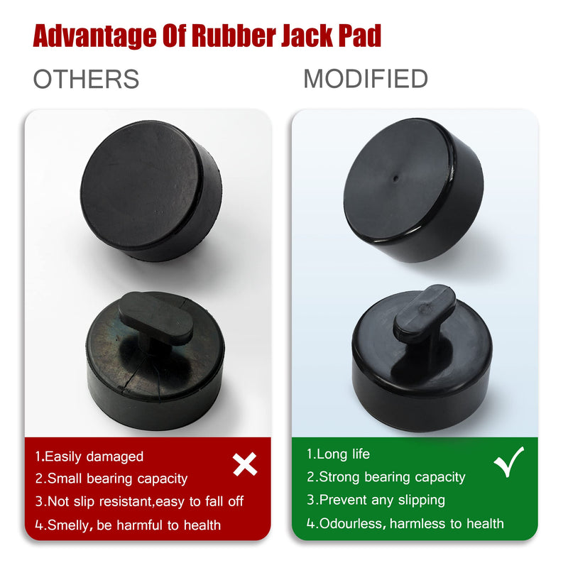 4 PCS Corvette Lift Pucks Jack Lifting Pad Compatible with Corvette 2011,2017,2018,2019 C5, C6, C7, C8 Boxster & Cayman (1997-2021) Lift Point Adapter Jacking Point Pad 4 PCS