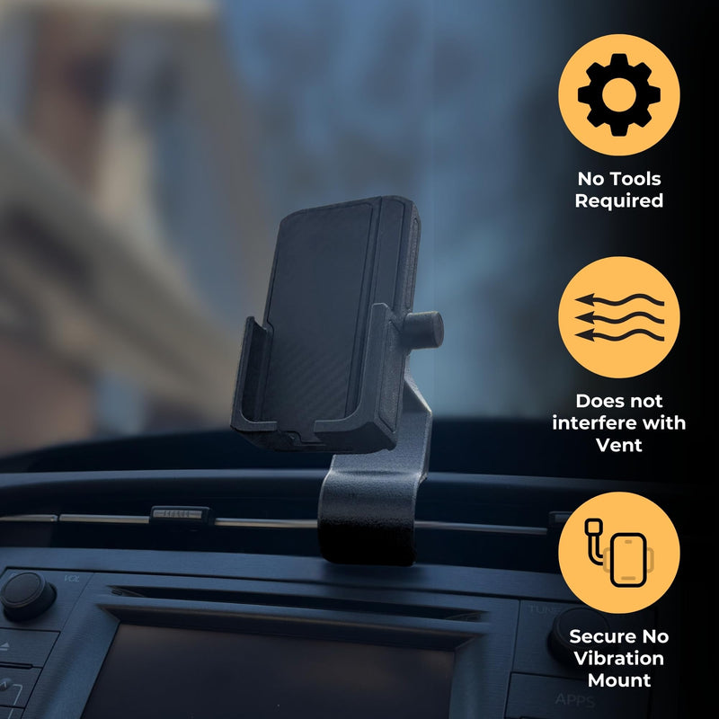 Phone Holder for The Toyota Prius 2010-2015 (Cradle Mount) Cradle Mount