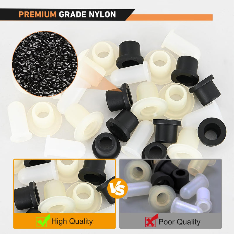 GOOACC 30pcs Emblem Grommet Clip Kit Retainer Plate Ornament Reflector Spoiler Grommet for BMW Most Models Replaces 51-14-1-807-495 51-14-1-902-279 51-14-8-209-932