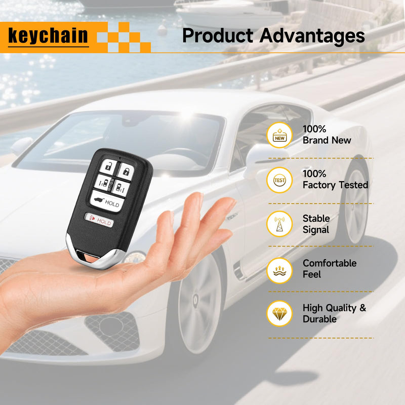 Smart Key Fob Replacement Fits for Honda Odyssey 2021 2022 2023 2024 Car Keyless Entry Remote KR5V4X 72147-THR-A51 72147-THR-A61 47