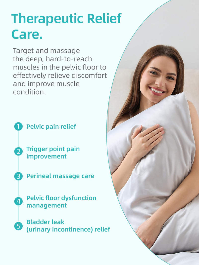 Female Personal Massager - Women Private Care Tool,with 10 Vibration and 3 Heating,Rose Vibrating can Relax Pelvic Floor Muscles and Awaken Internal Tissue Vitality,Prenatal and Postpartum Essentials