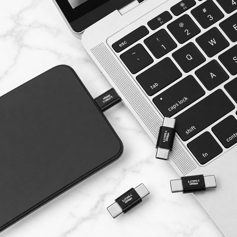 2PCS USB C Male to Male, Support 10gbbps Rate, 30V 5A C-Type Double Plug, USB C Full-Featured, Audio and Video