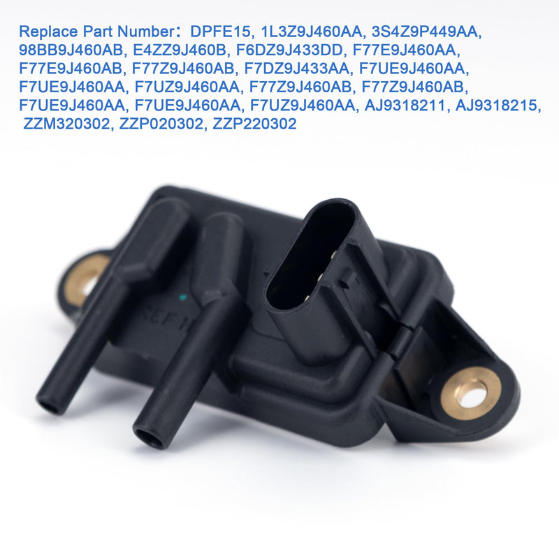 Exhaust Gas Recirculation Pressure Feedback Sensor F77Z-9J460-AB Compatible with 1994-2010 Ford Mercury Lincoln, EGR DPFE15