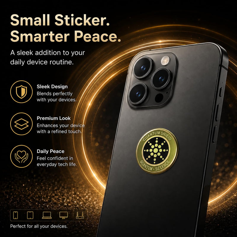 Ultra Protection Stickers for Cell Phone, 6 Pcs Blockers Equipment | Neutralizer Labels for Cell Phones, Tablets and Laptops, Thin Lightweight Easy-Apply Design for Daily Use, Gift Idea