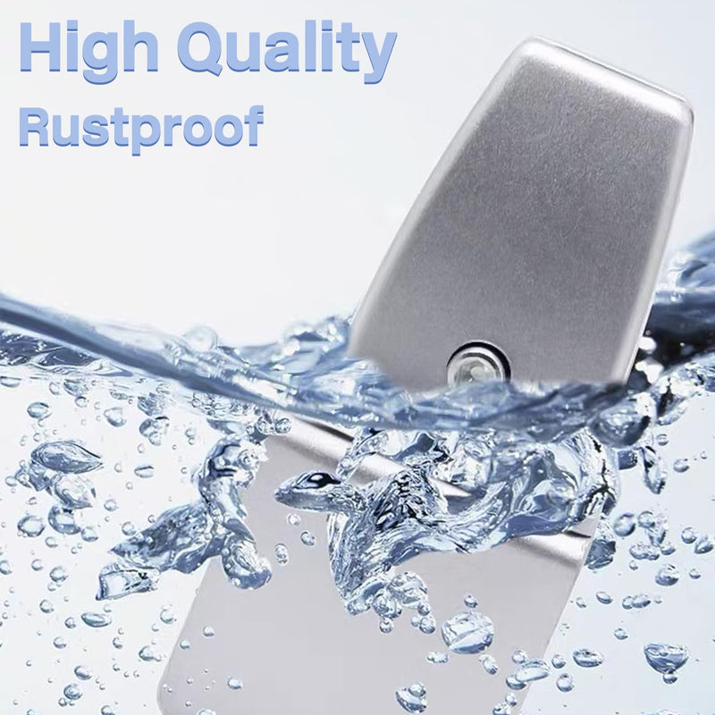 2 Packs Sneeze Guard Support, Aluminum Vertical Partition Board Clamp, Acrylic Desk Divider Support Clamp, Desk Shield Privacy Panel Clamps for Clear Shield for Countertop Reception Downclamp & 2pcs