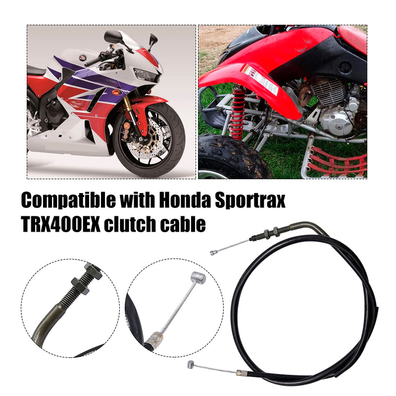 VIKKSAER Clutch Cable 22870-HN1-000, Replacement for Honda Sportrax TRX400EX TRX 400 EX 1999 2000 2001 2002 2003 2004